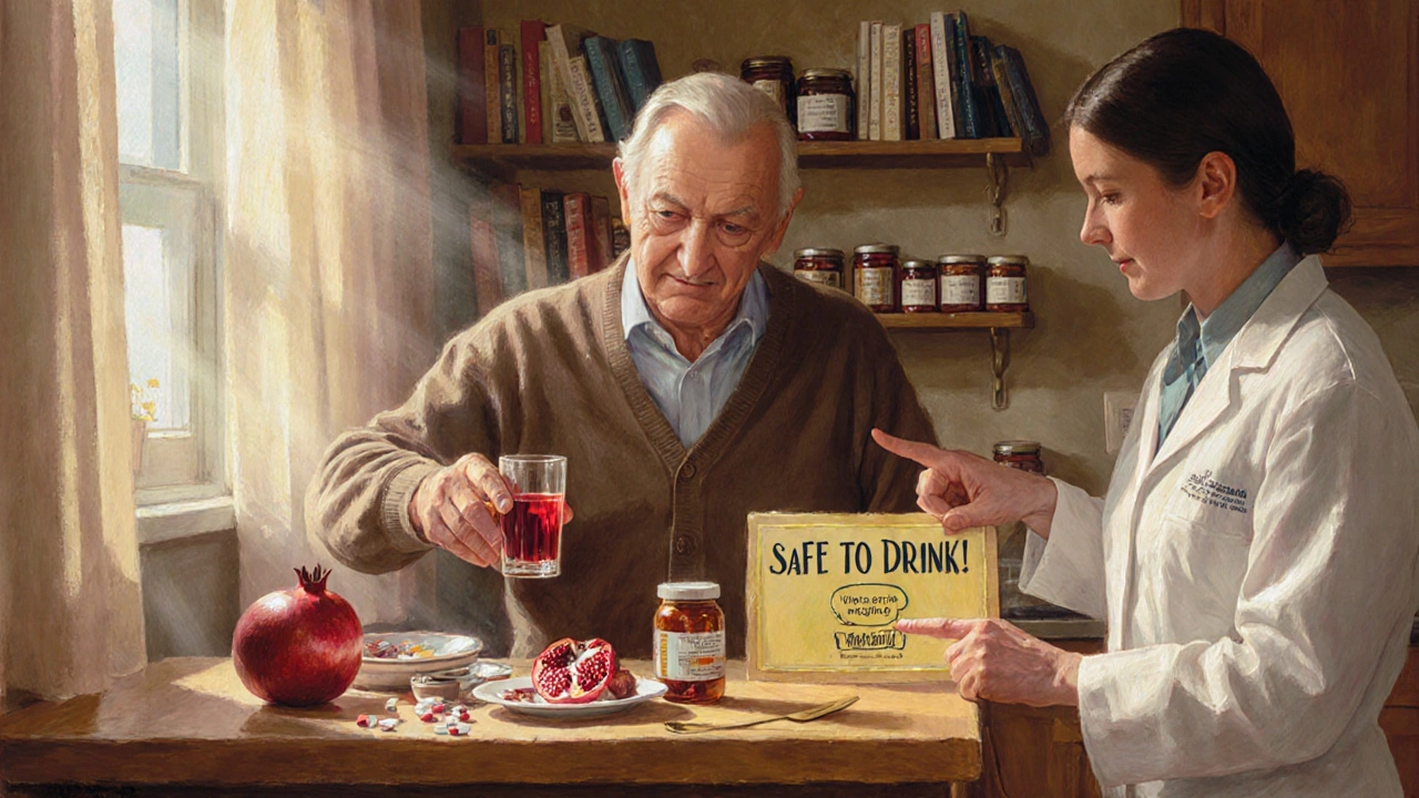 Pomegranate Juice and Medications: What You Really Need to Know About CYP Interactions