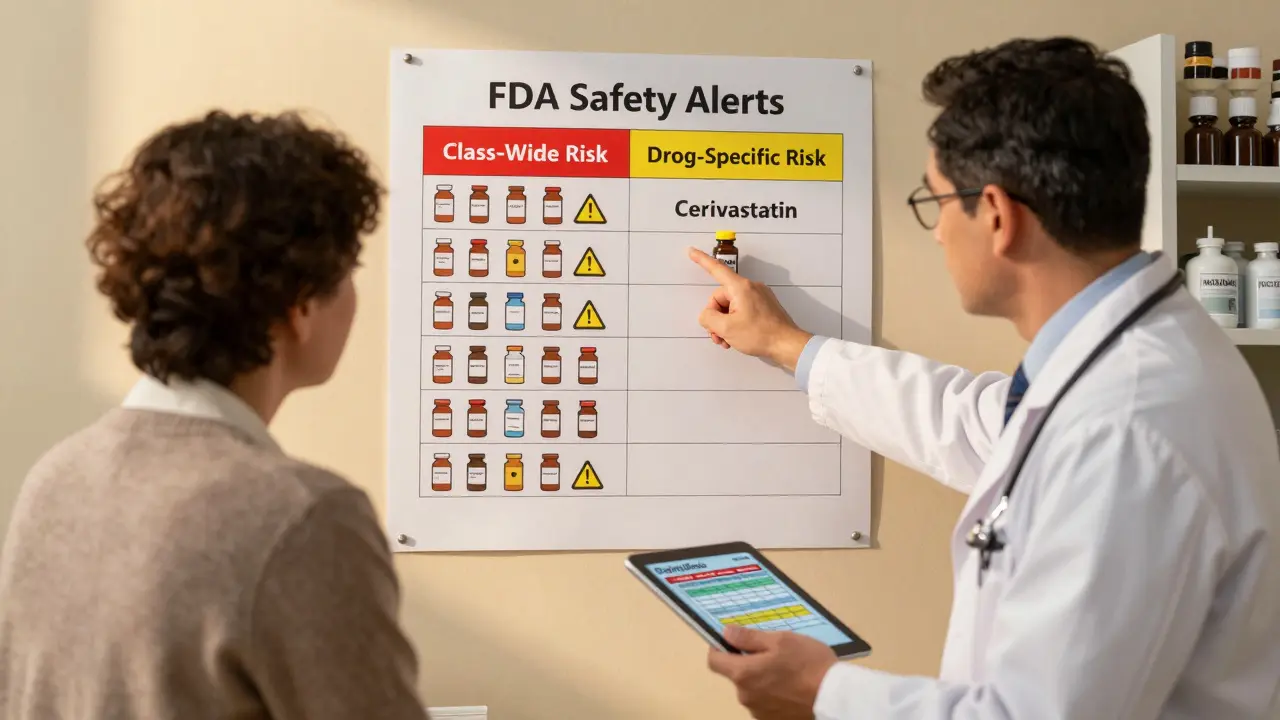 How to Identify Class-Wide vs. Drug-Specific Safety Alerts in Medications